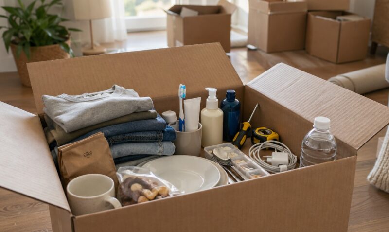 Kutija za prvu ruku tokom selidbe